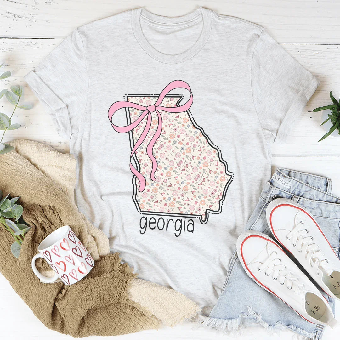 Georgia Tee Ash / S Peachy Sunday T-Shirt