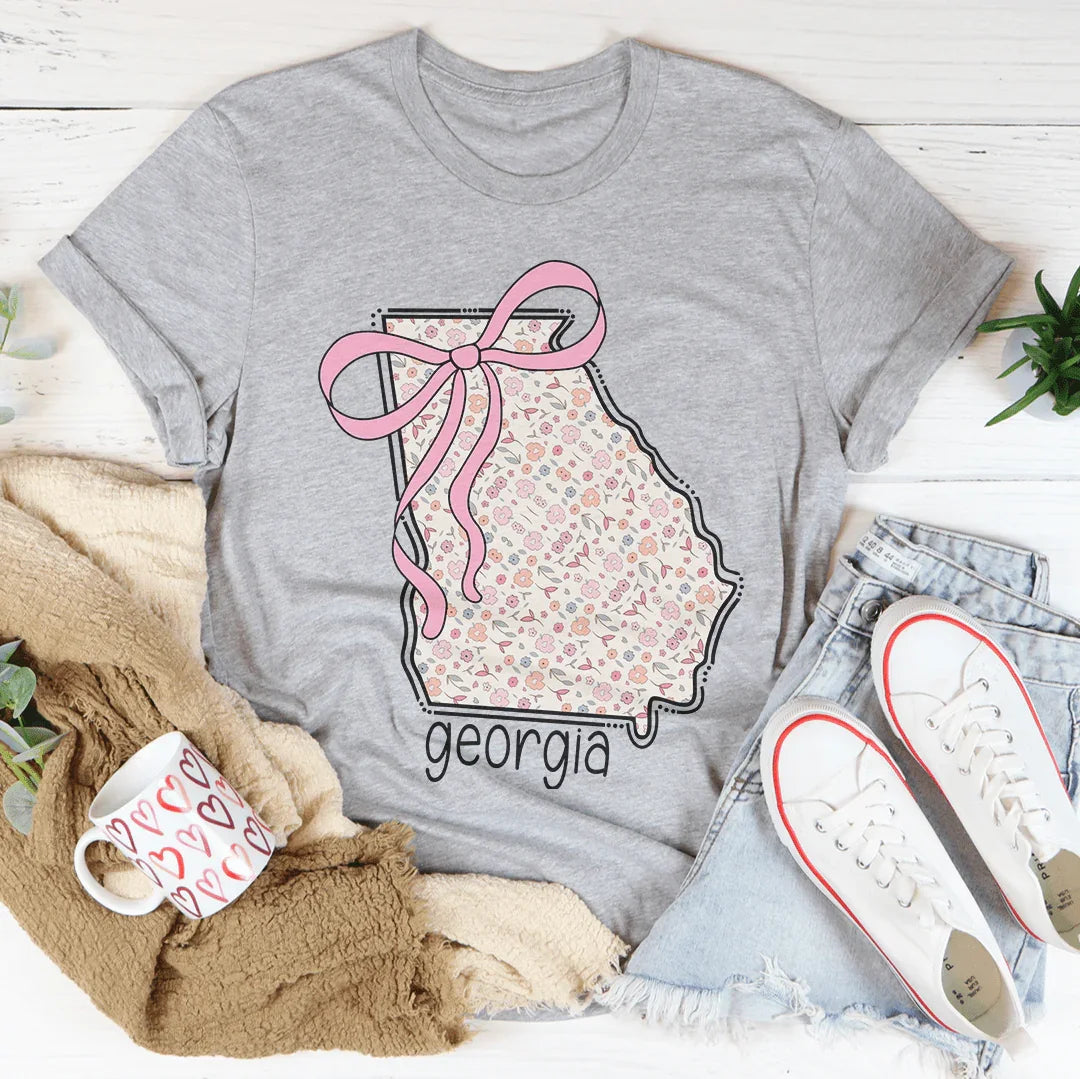 Georgia Tee Athletic Heather / S Peachy Sunday T-Shirt