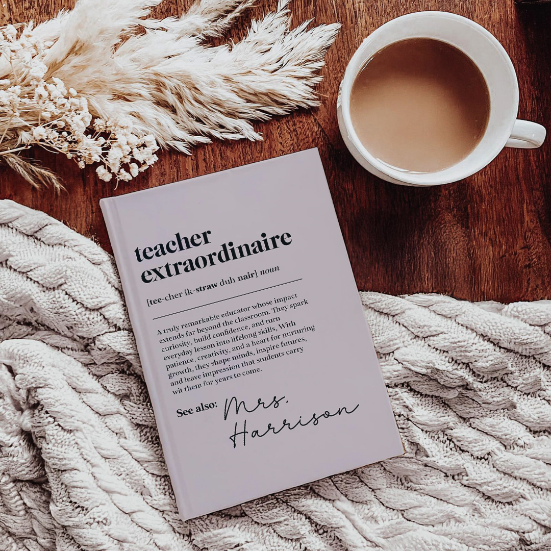 Personalized Teacher Definition Journal