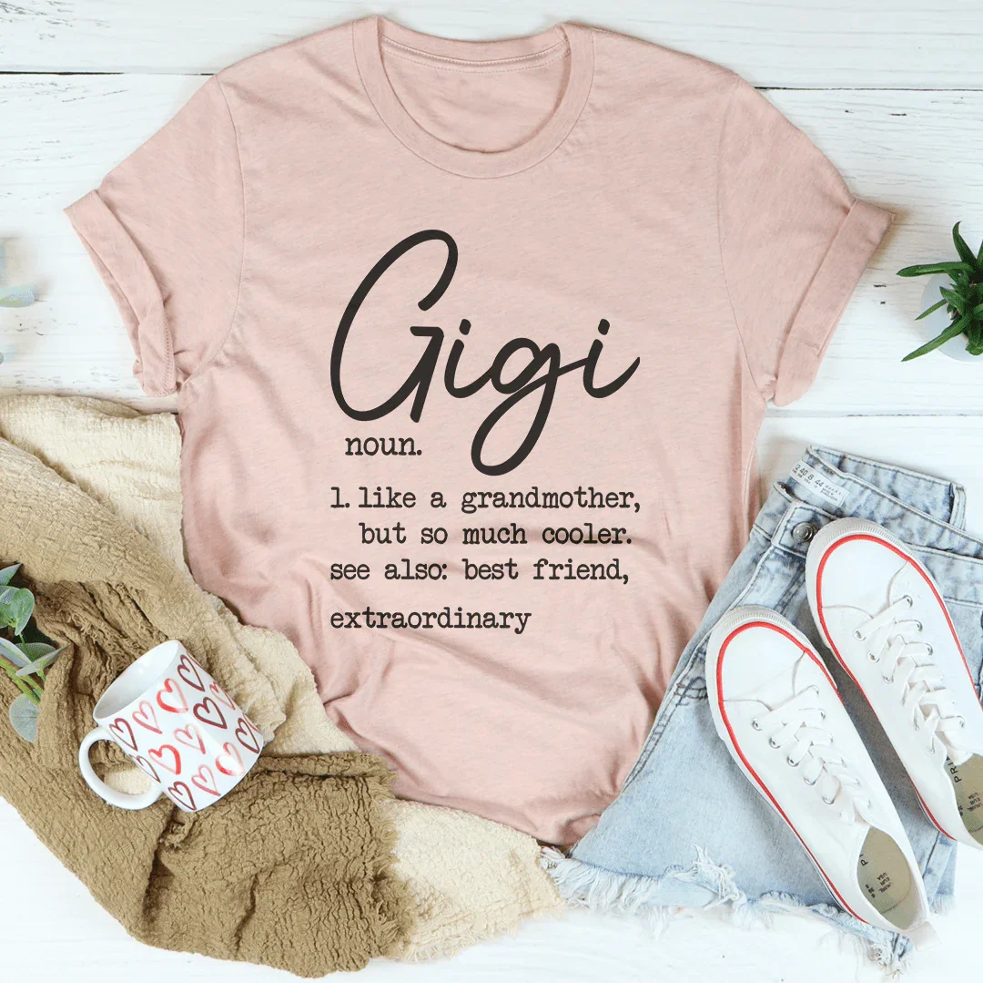 Gigi Like A Grandmother Tee Heather Prism Peach / S Peachy Sunday T-Shirt