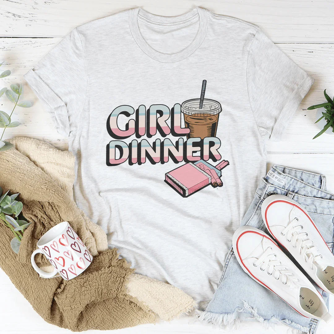 Girl Dinner Tee Ash / S Peachy Sunday T-Shirt