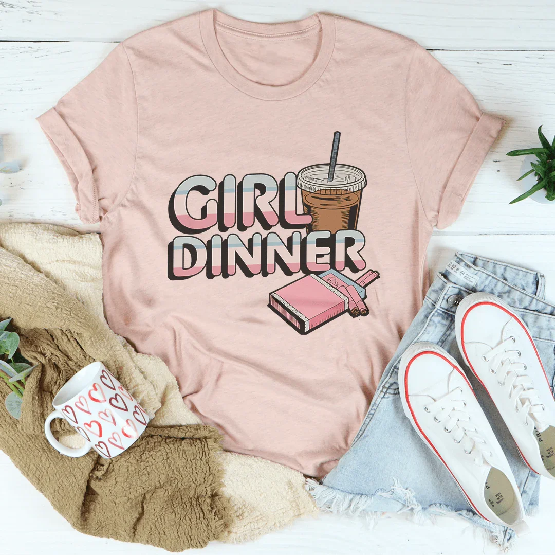 Girl Dinner Tee Heather Prism Peach / S Peachy Sunday T-Shirt