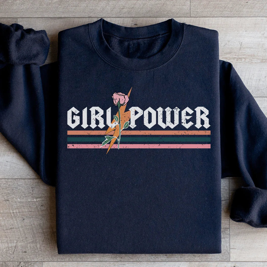 Girl Power Rose Sweatshirt Peachy Sunday T-Shirt