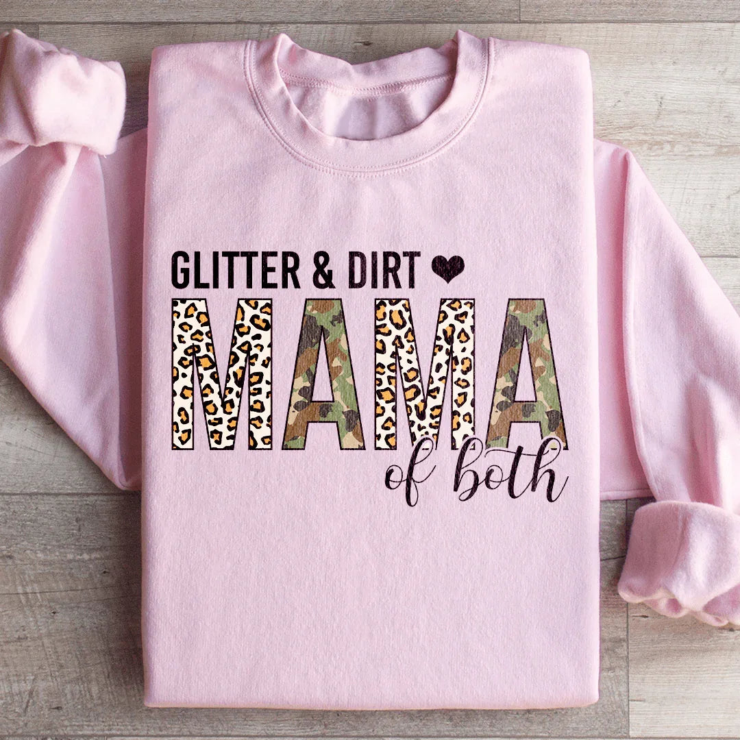 Glitter & Dirt Mama of Both Sweatshirt Peachy Sunday T-Shirt
