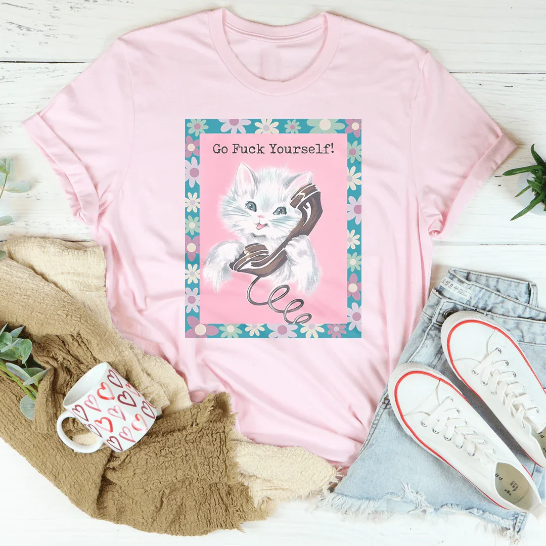 Go F* Yourself Tee Pink / S Peachy Sunday T-Shirt