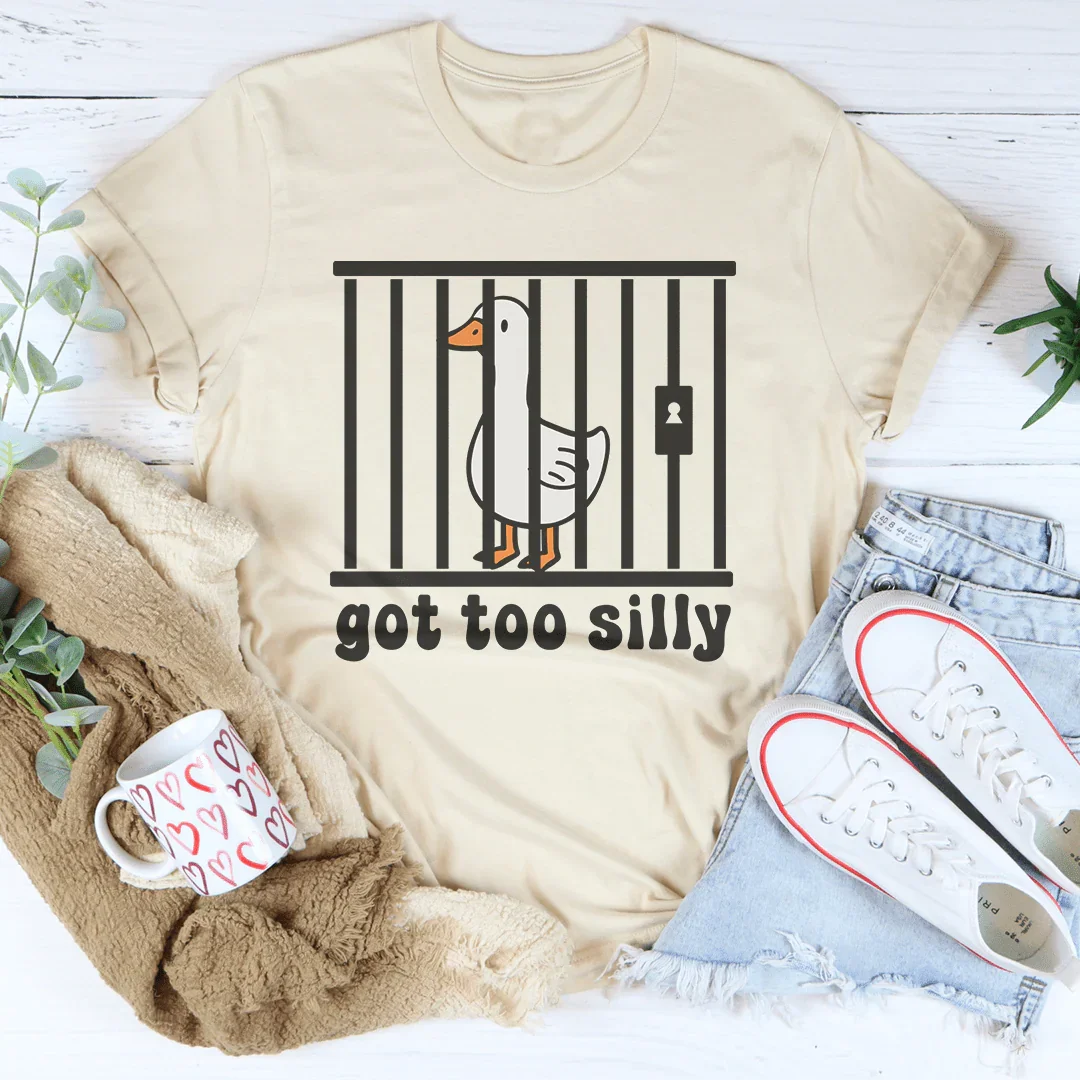 Got Too Silly Tee Soft Cream / S Peachy Sunday T-Shirt