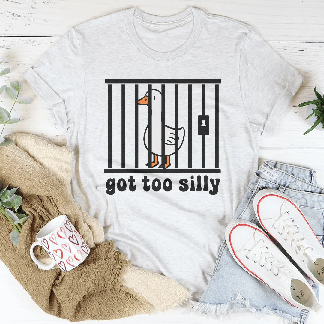 Got Too Silly Tee White / S Peachy Sunday T-Shirt