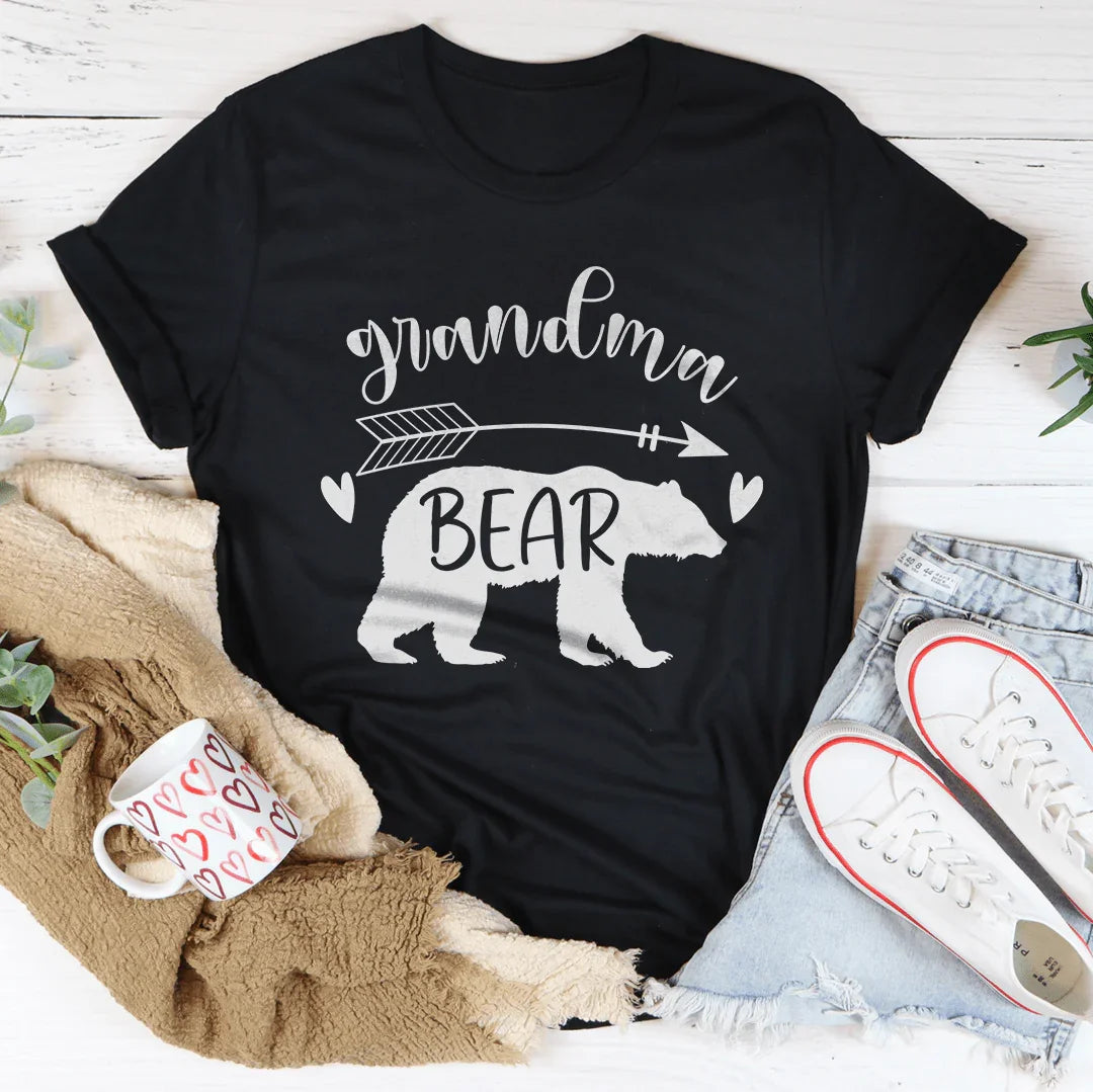 Grandma Bear Tee Black Heather / S Peachy Sunday T-Shirt