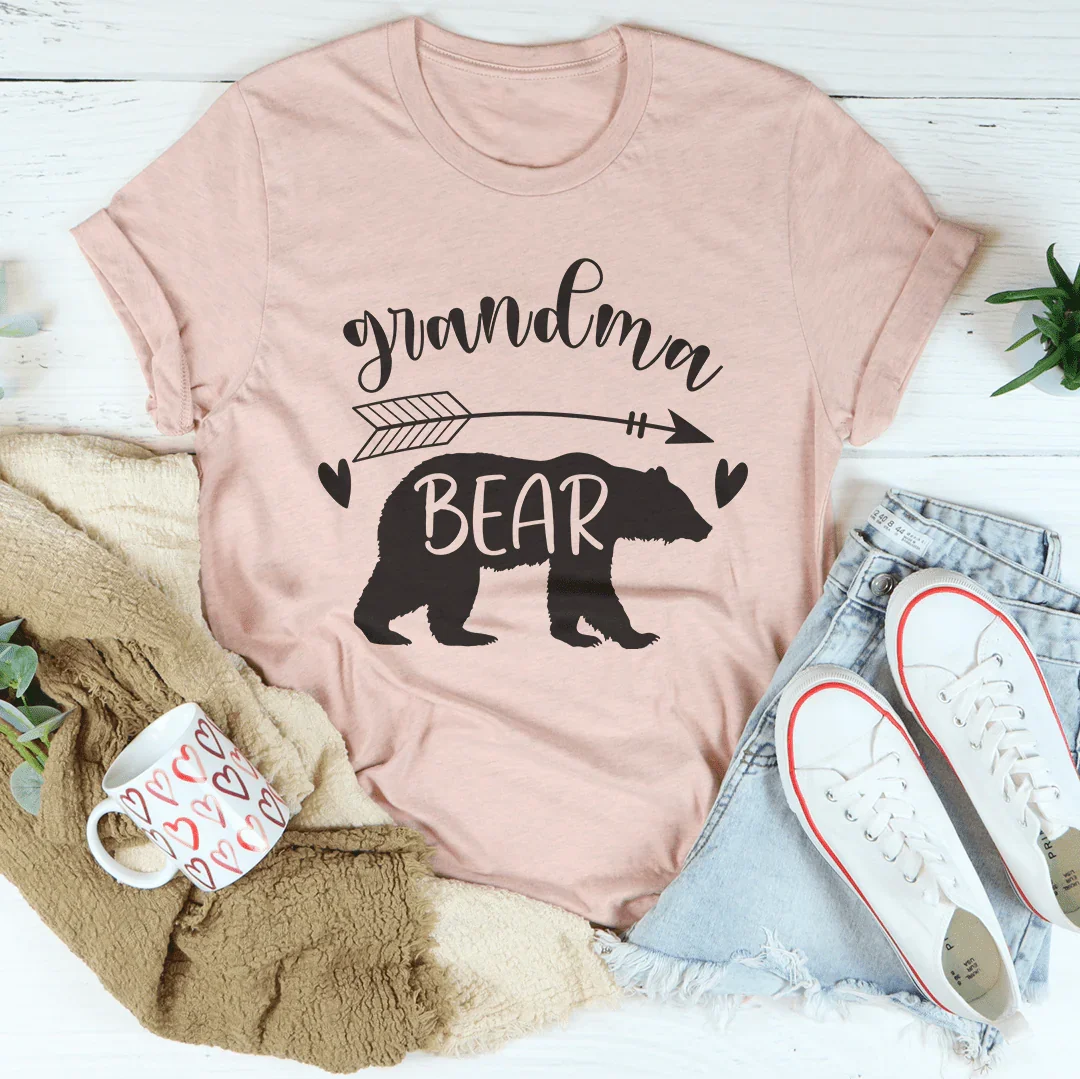 Grandma Bear Tee Heather Prism Peach / S Peachy Sunday T-Shirt