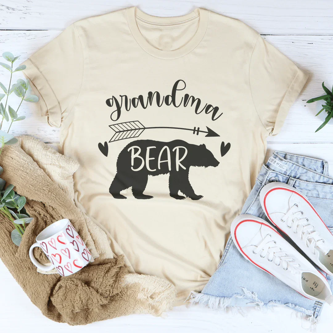 Grandma Bear Tee Soft Cream / S Peachy Sunday T-Shirt