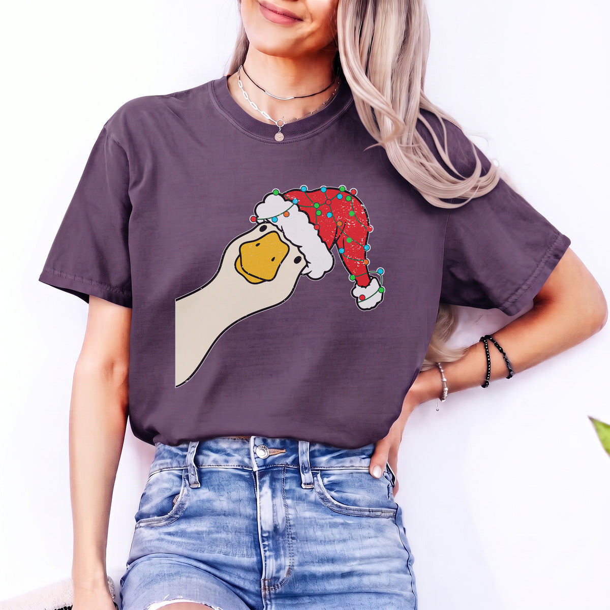 Funny Christmas Goose Tee