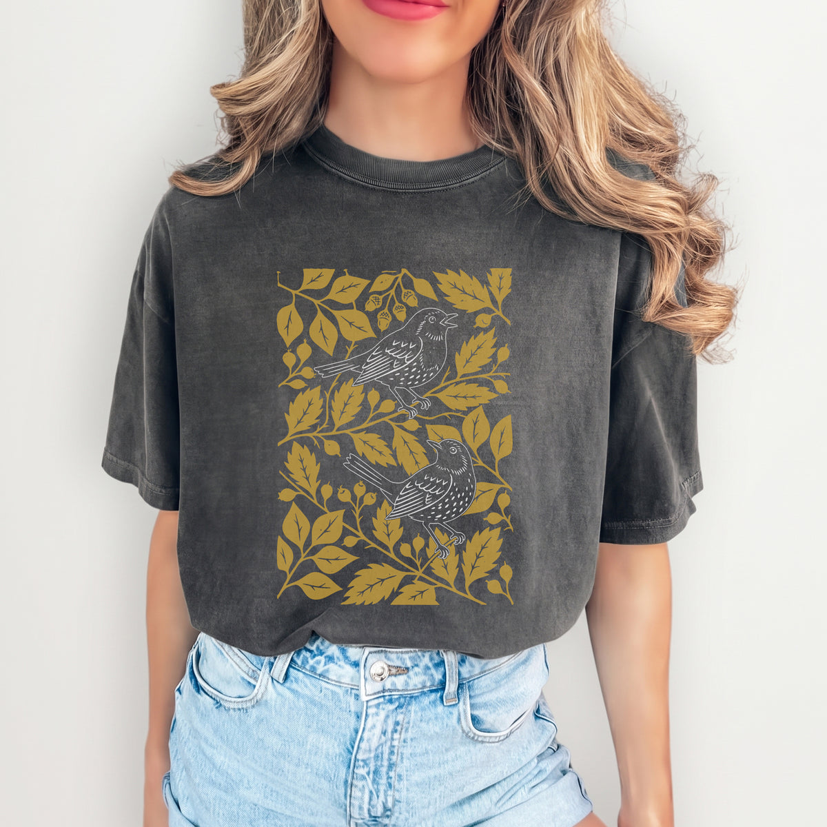 T-shirt graphique Vintage Songbird