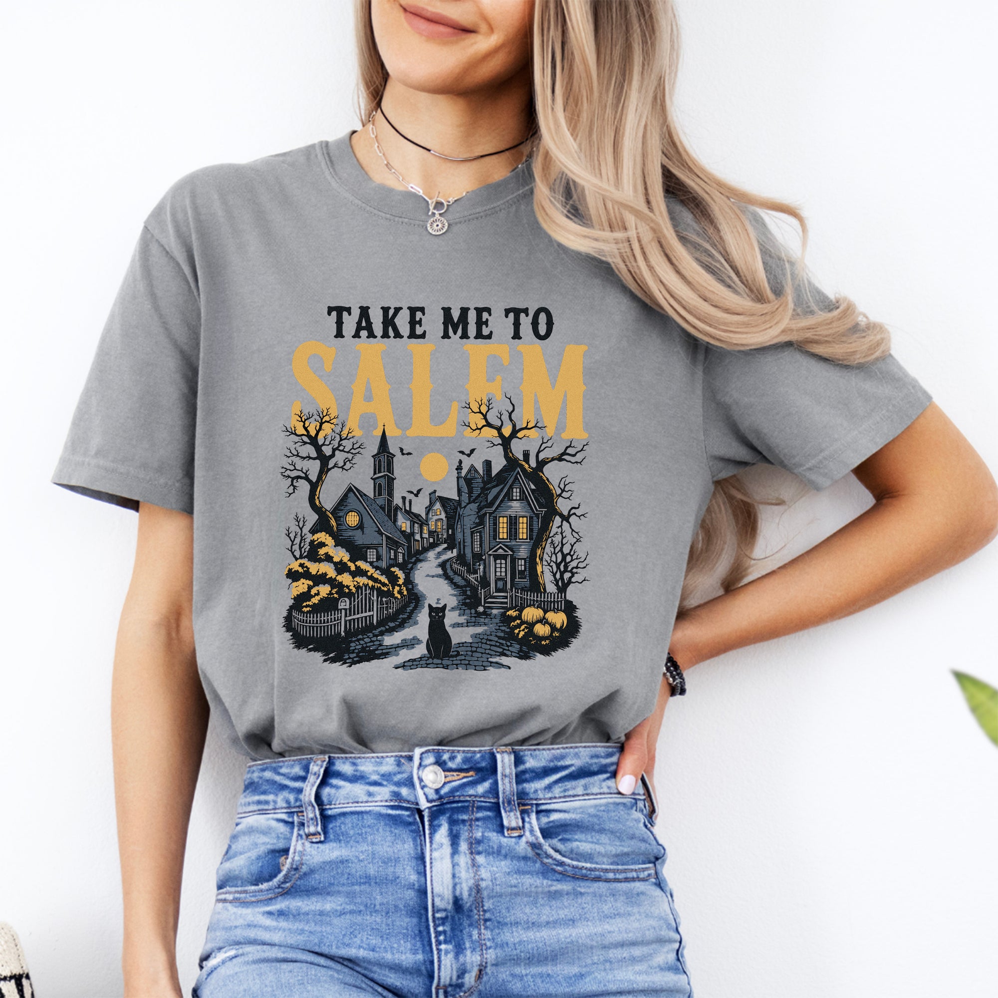 Digitales Retro-Halloween-T-Shirt