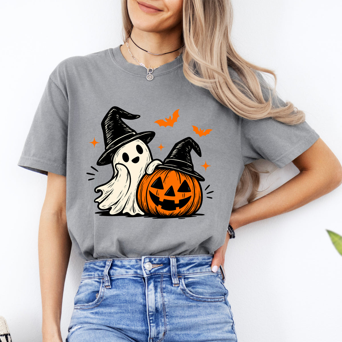 Spooky Ghost Pumpkin Tee