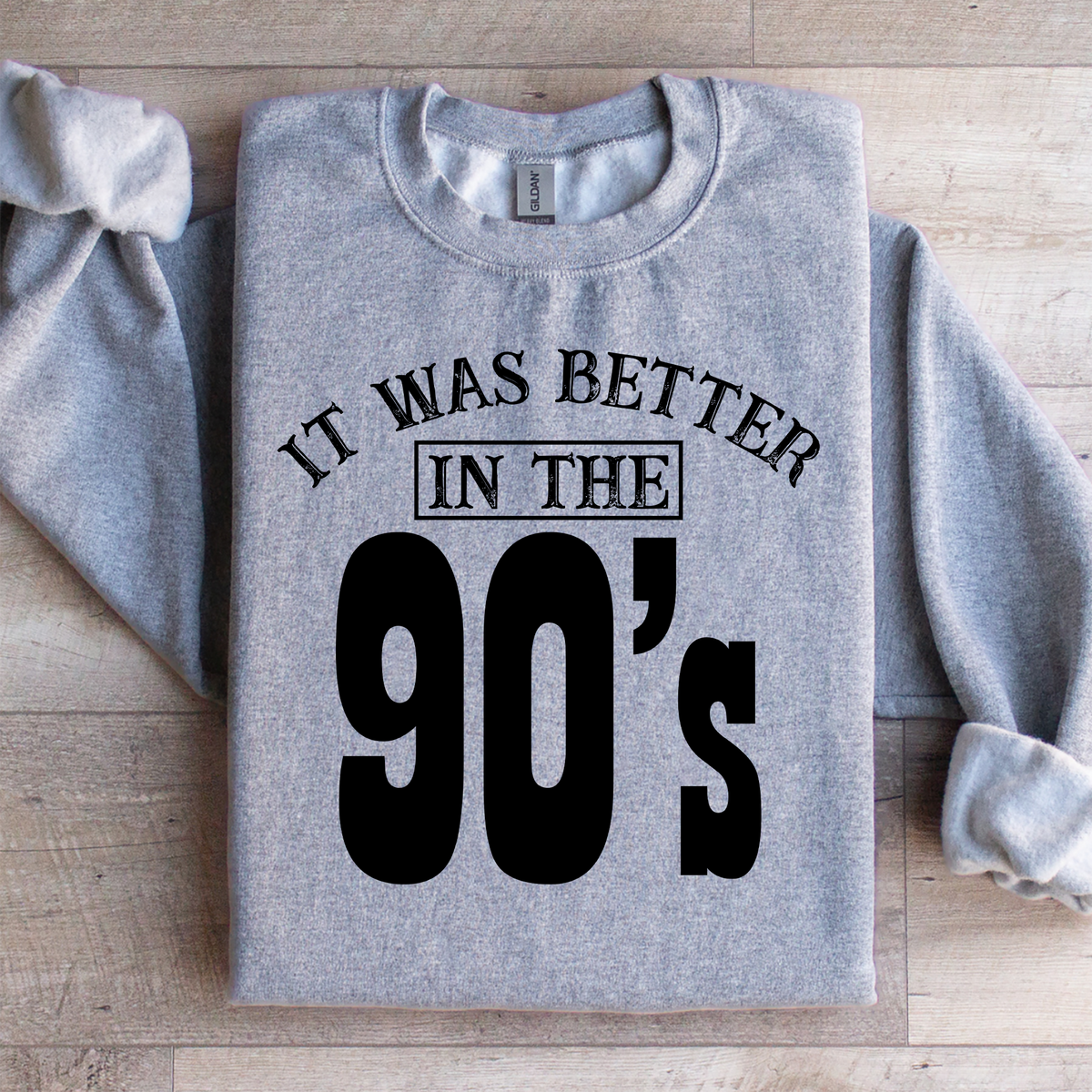« C’était mieux dans les années 90 » – Sweat-shirt molletonné douillet pour millennials nostalgiques