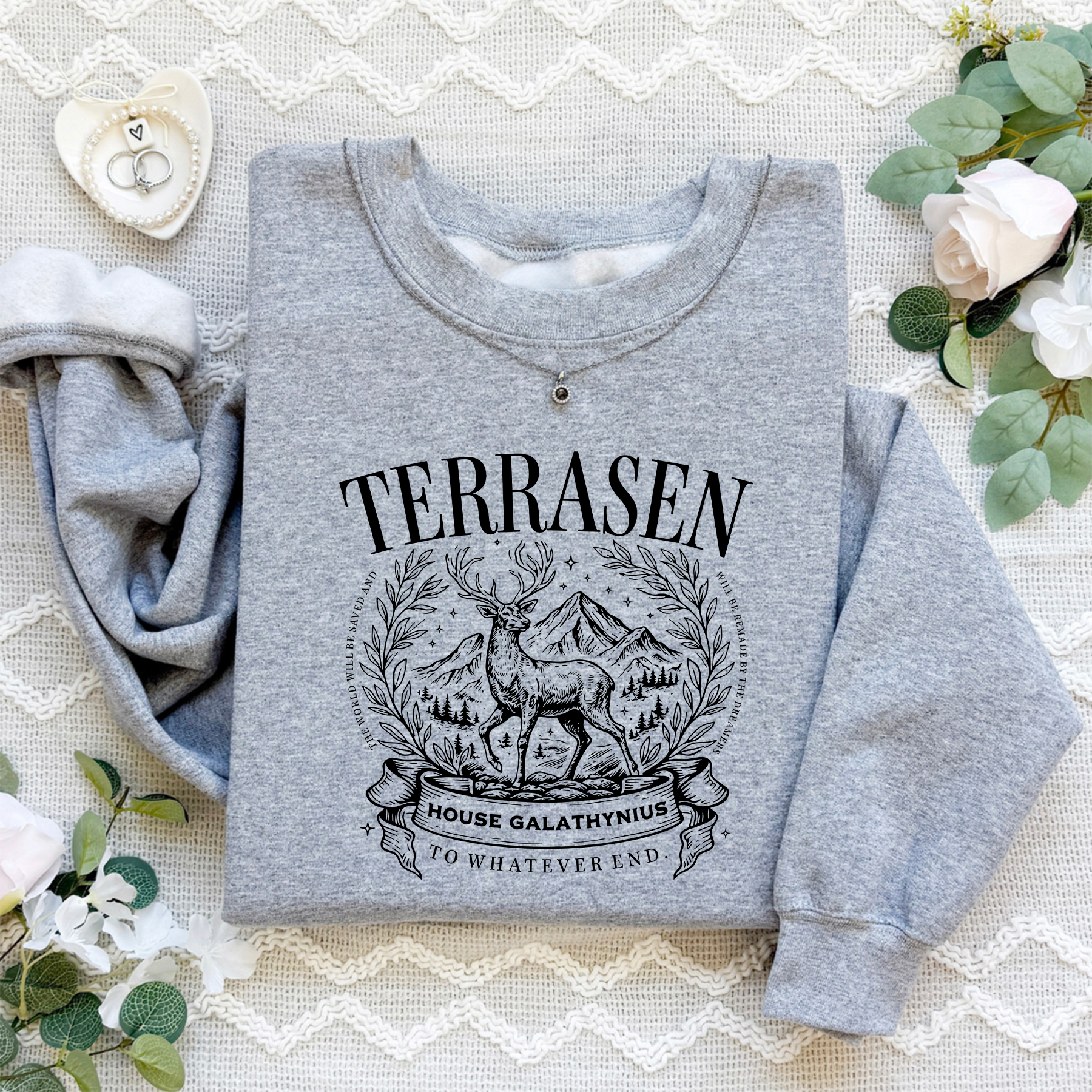 Terrasen House Glathynius To Whatever End Sweatshirt
