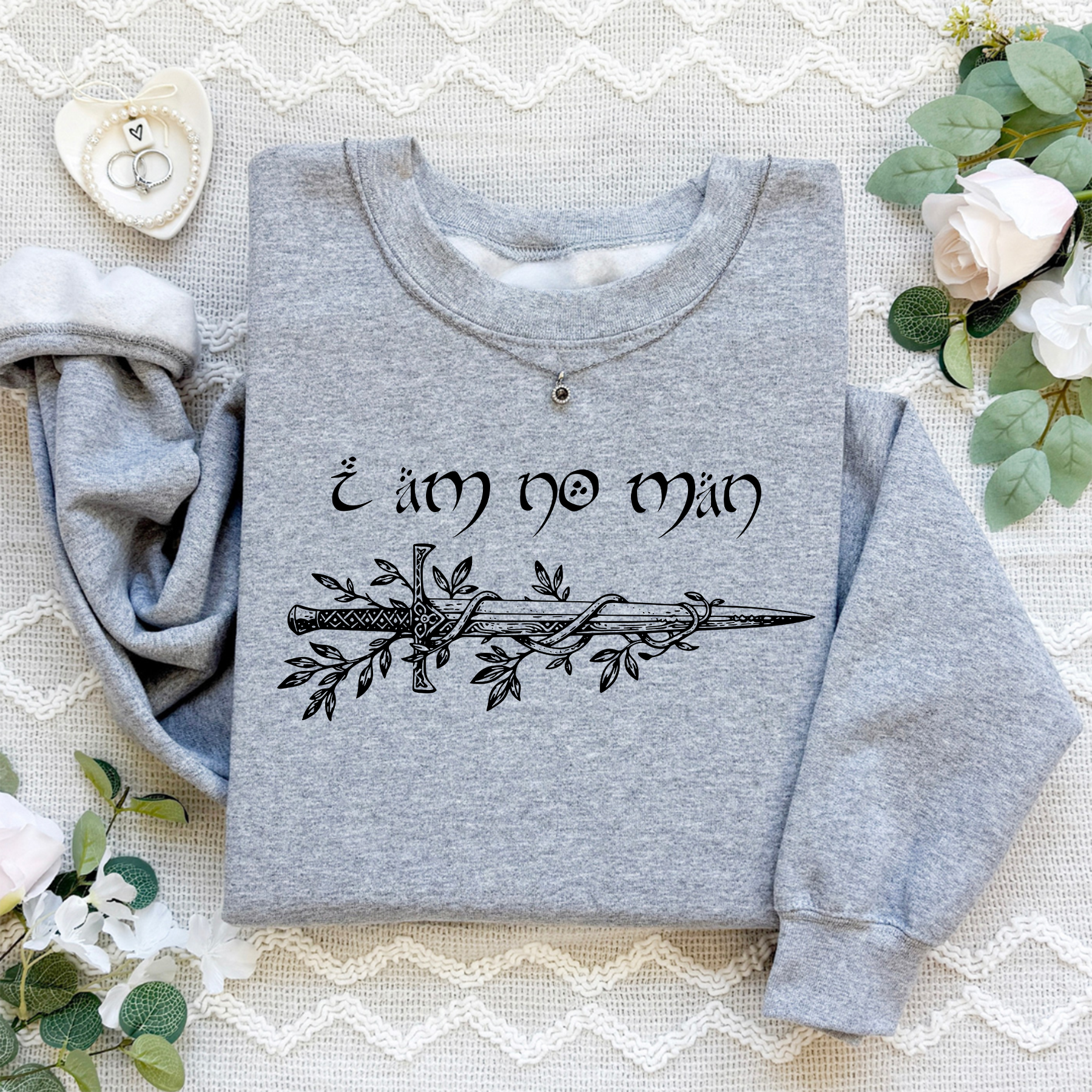 I Am No Man Sweatshirt