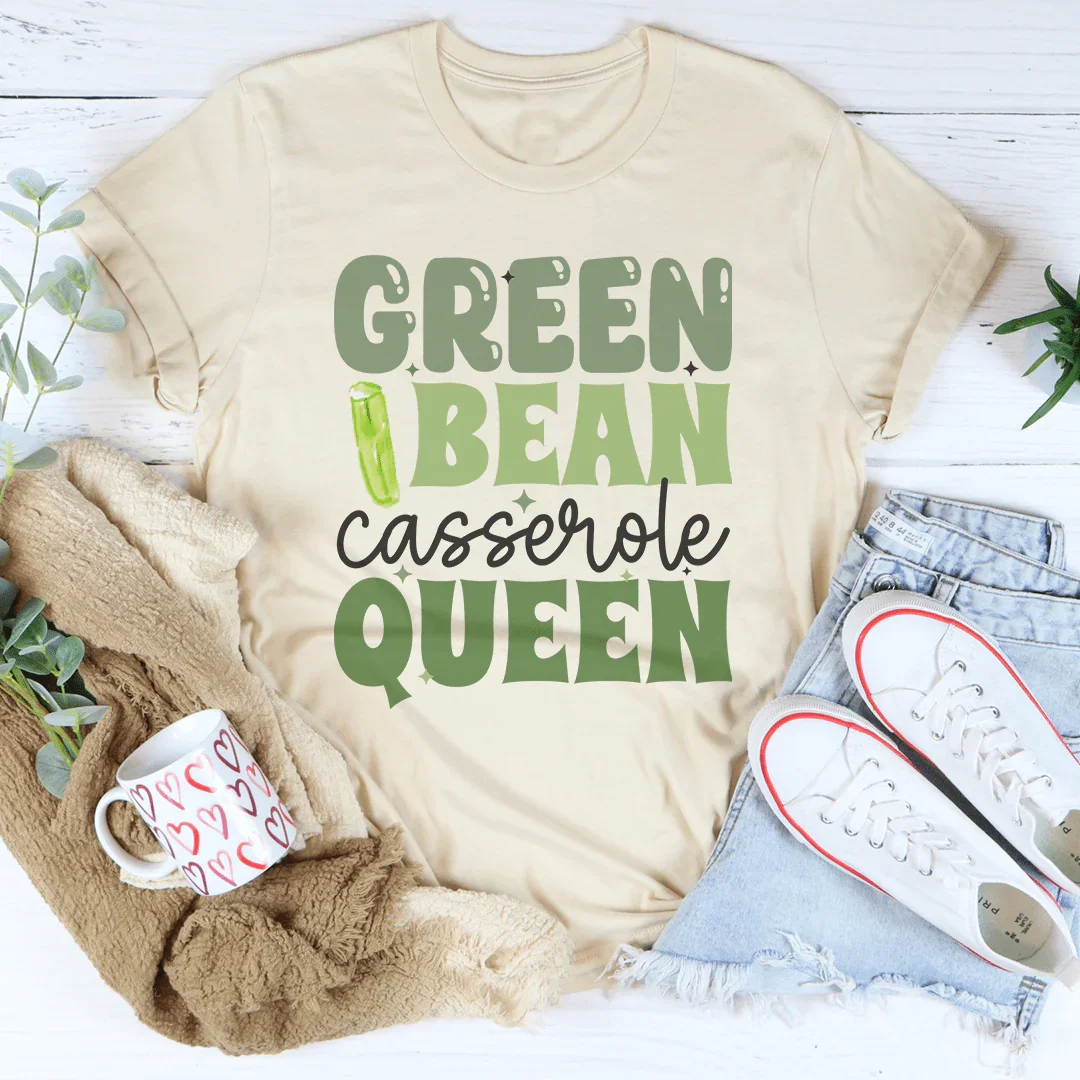 Green Bean Casserole Queen Tee Soft Cream / S Peachy Sunday T-Shirt