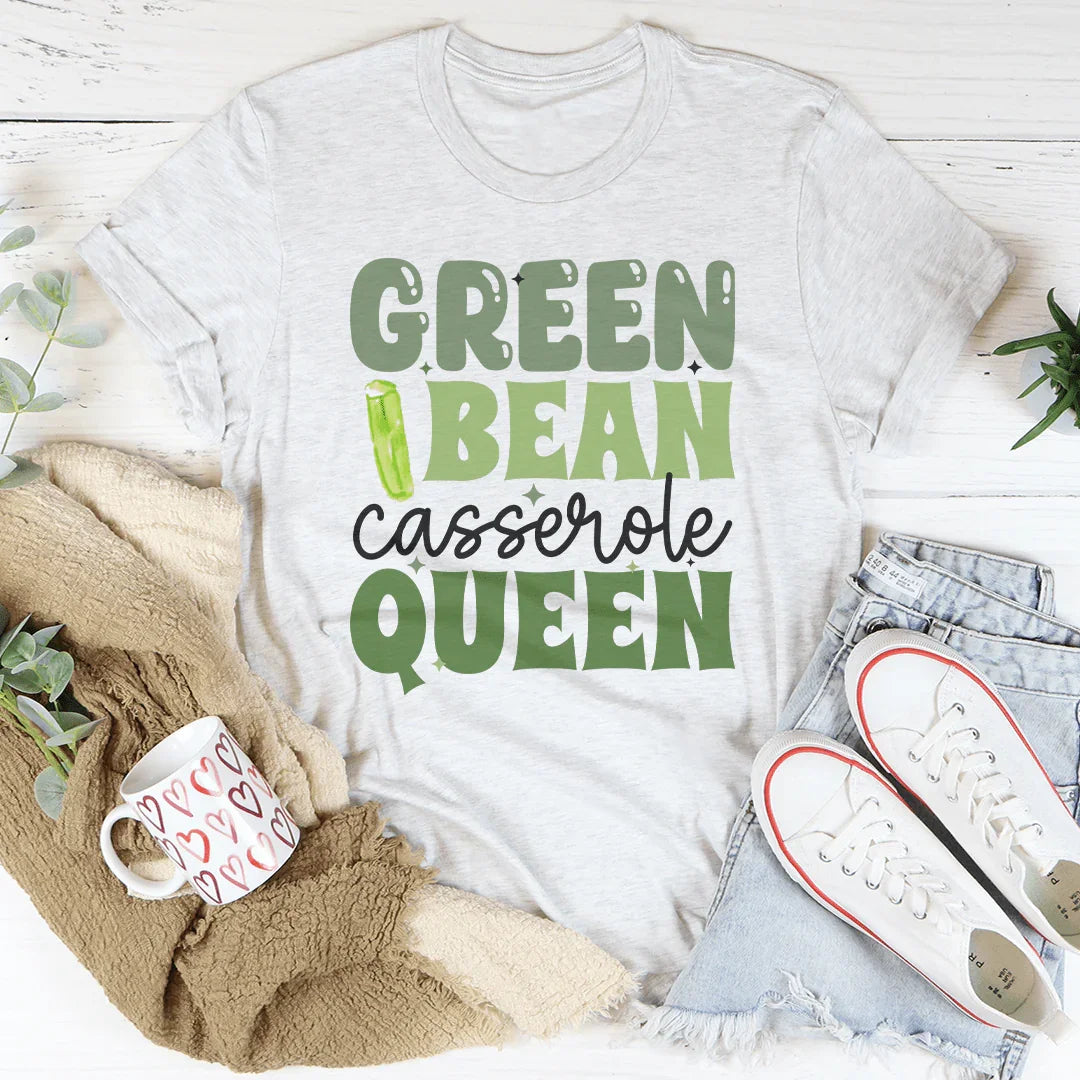 Green Bean Casserole Queen Tee White / S Peachy Sunday T-Shirt