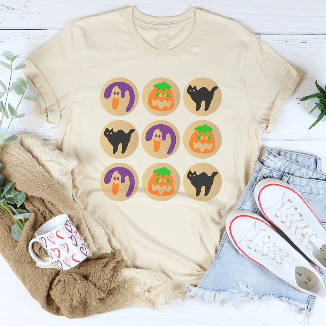Halloween Cookies Tee Soft Cream / S Peachy Sunday T-Shirt