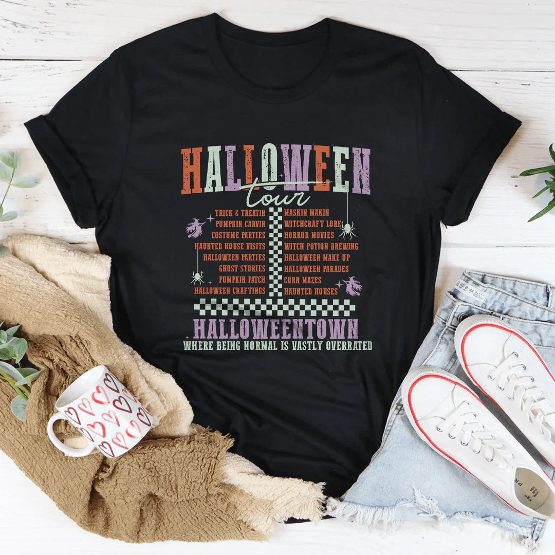 Halloween Tour Tee Black Heather / S Peachy Sunday T-Shirt