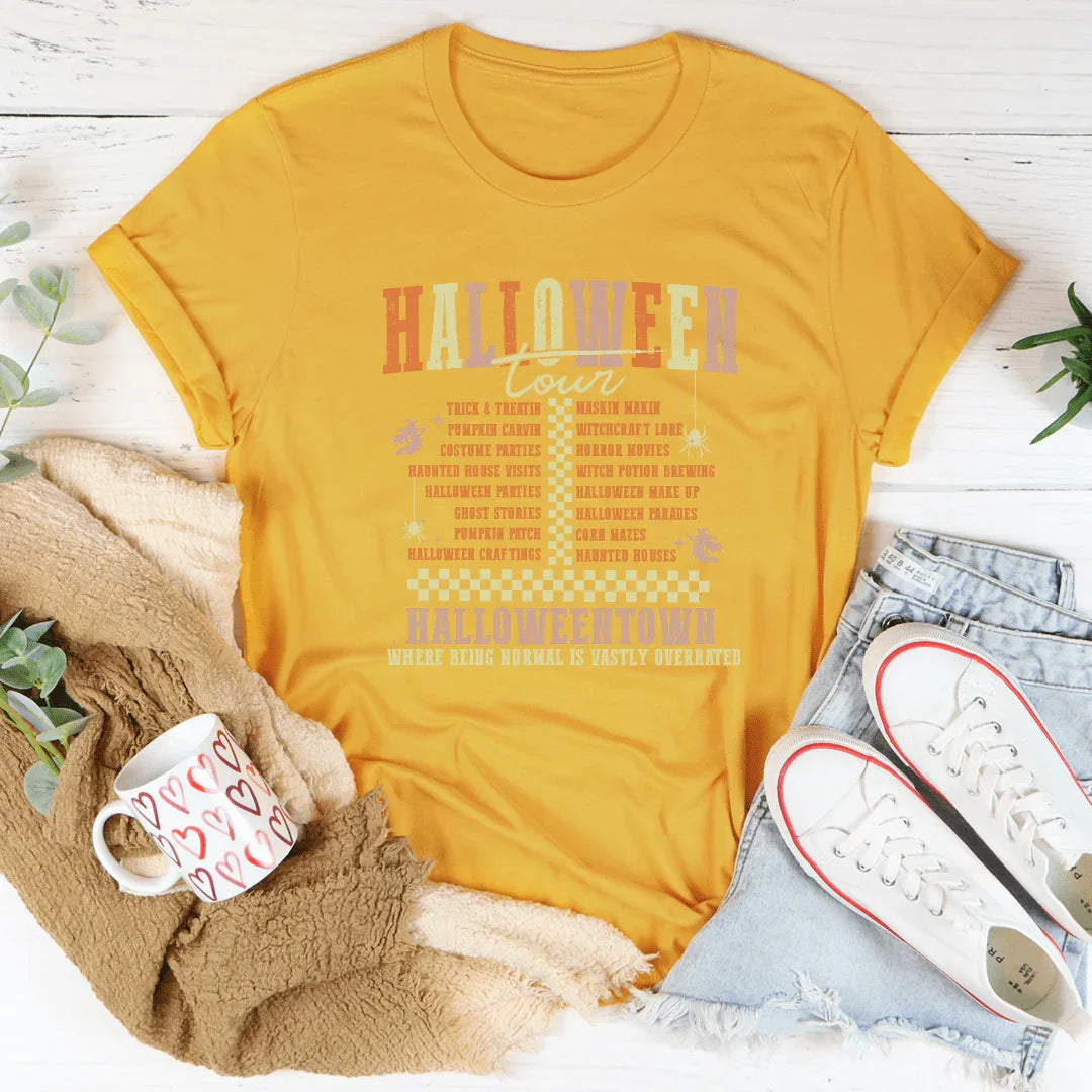 Halloween Tour Tee Mustard / S Peachy Sunday T-Shirt