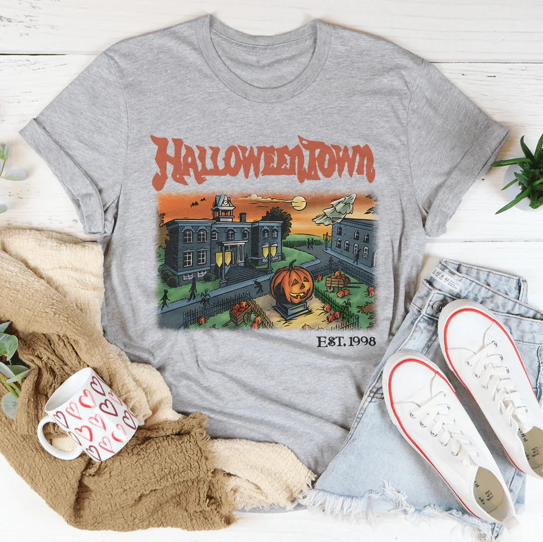 Halloween Town Est 1998 Tee Athletic Heather / S Peachy Sunday T-Shirt