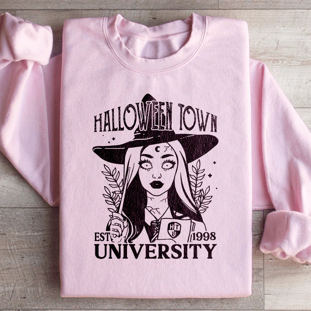 Halloween Town University Sweatshirt Peachy Sunday T-Shirt
