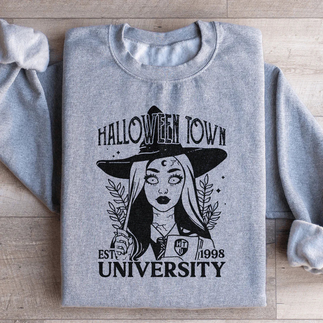Halloween Town University Sweatshirt Peachy Sunday T-Shirt