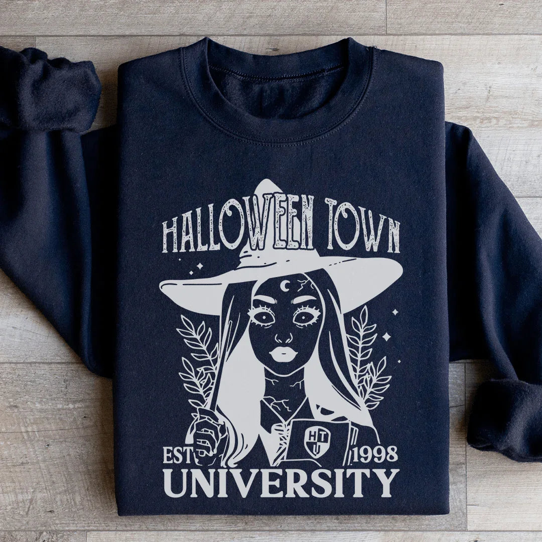 Halloween Town University Sweatshirt Peachy Sunday T-Shirt