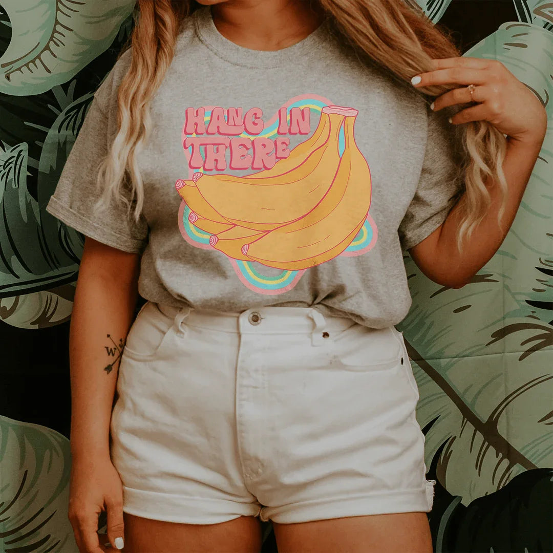 Hang In There Tee Athletic Heather / S Peachy Sunday T-Shirt