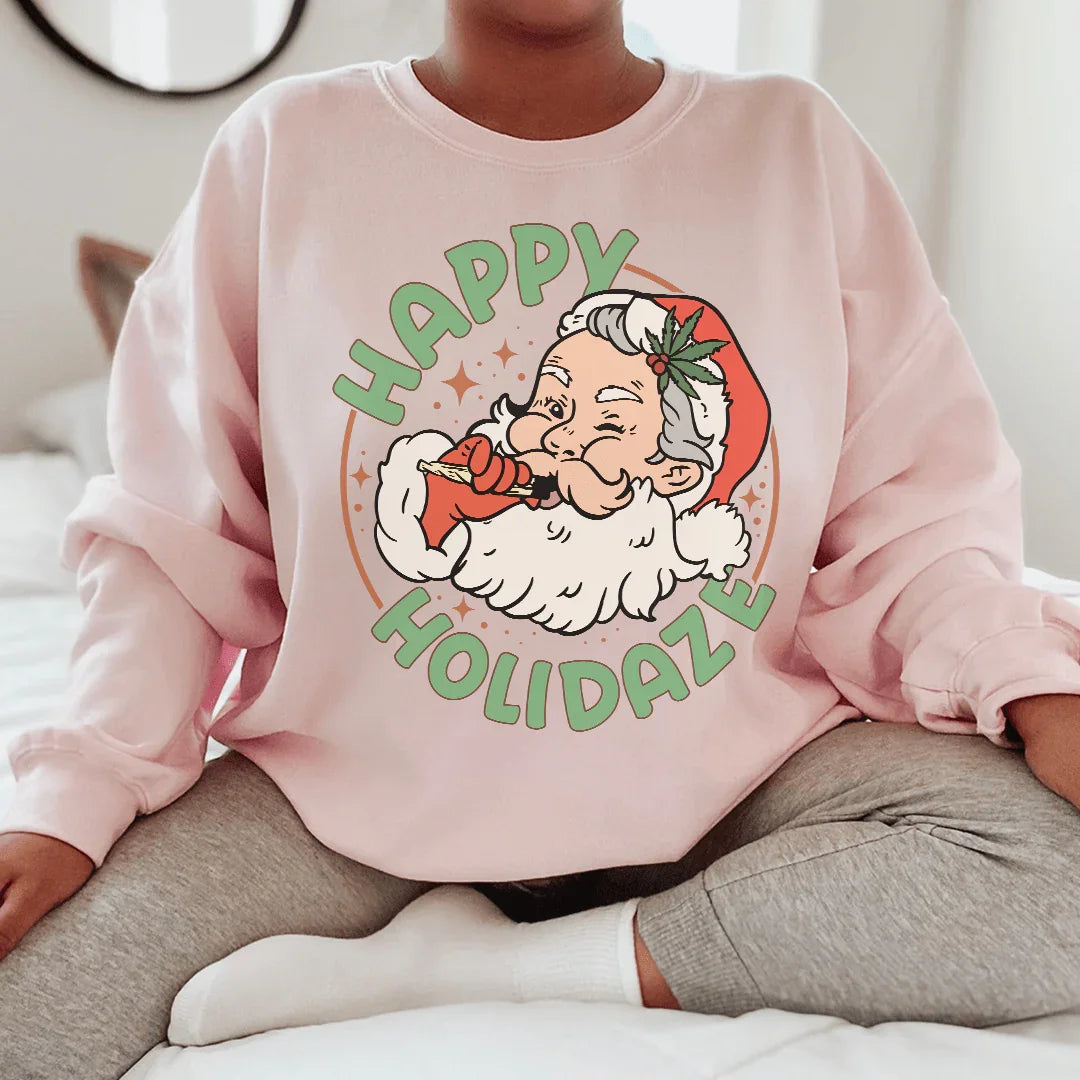 Happy Holidaze Sweatshirt Peachy Sunday T-Shirt