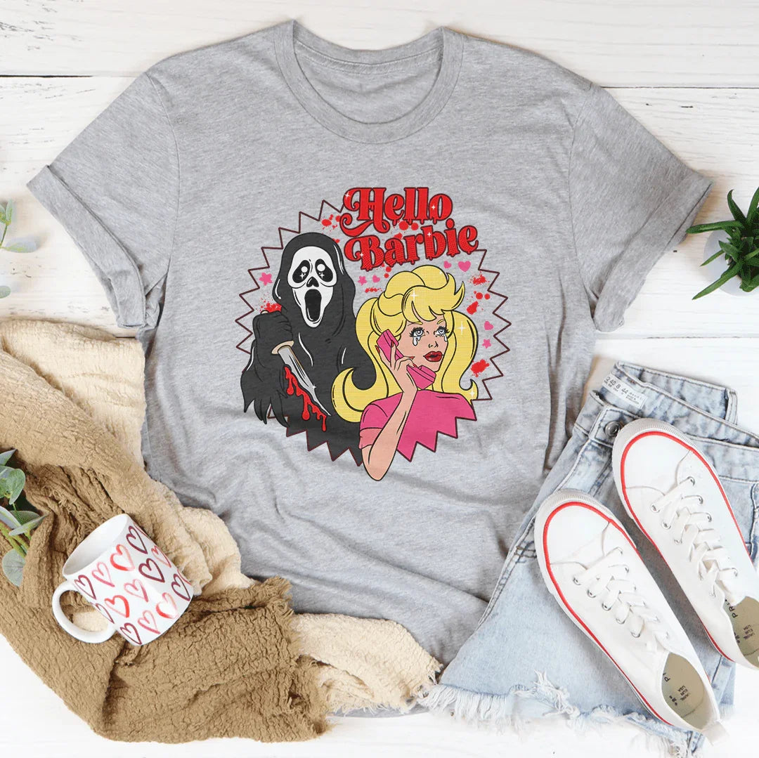 Hello Barbie Tee Athletic Heather / S Printify T-Shirt T-Shirt