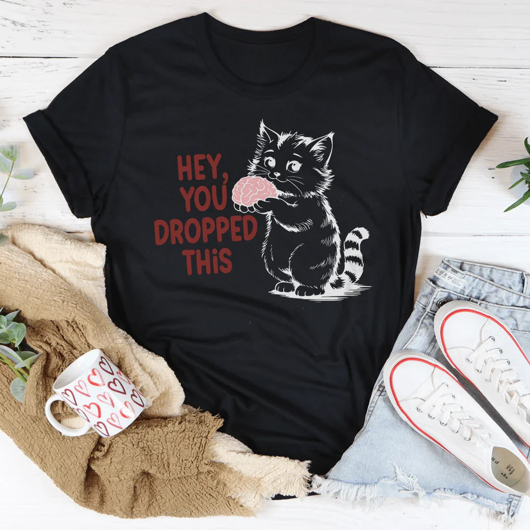 Hey You Dropped This Tee Black Heather / S Peachy Sunday T-Shirt