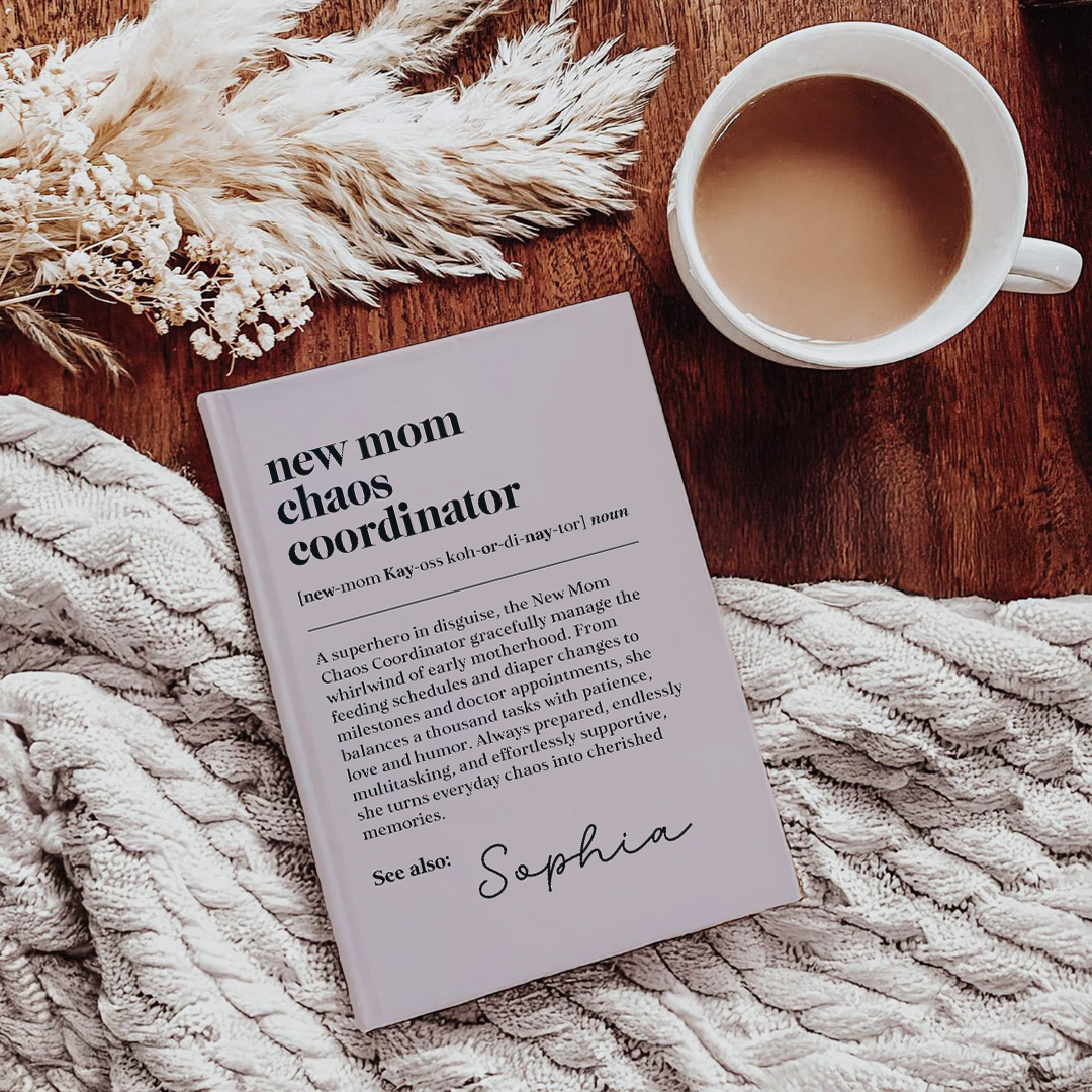 Personalized New Mom Chaos Coordinator Journal