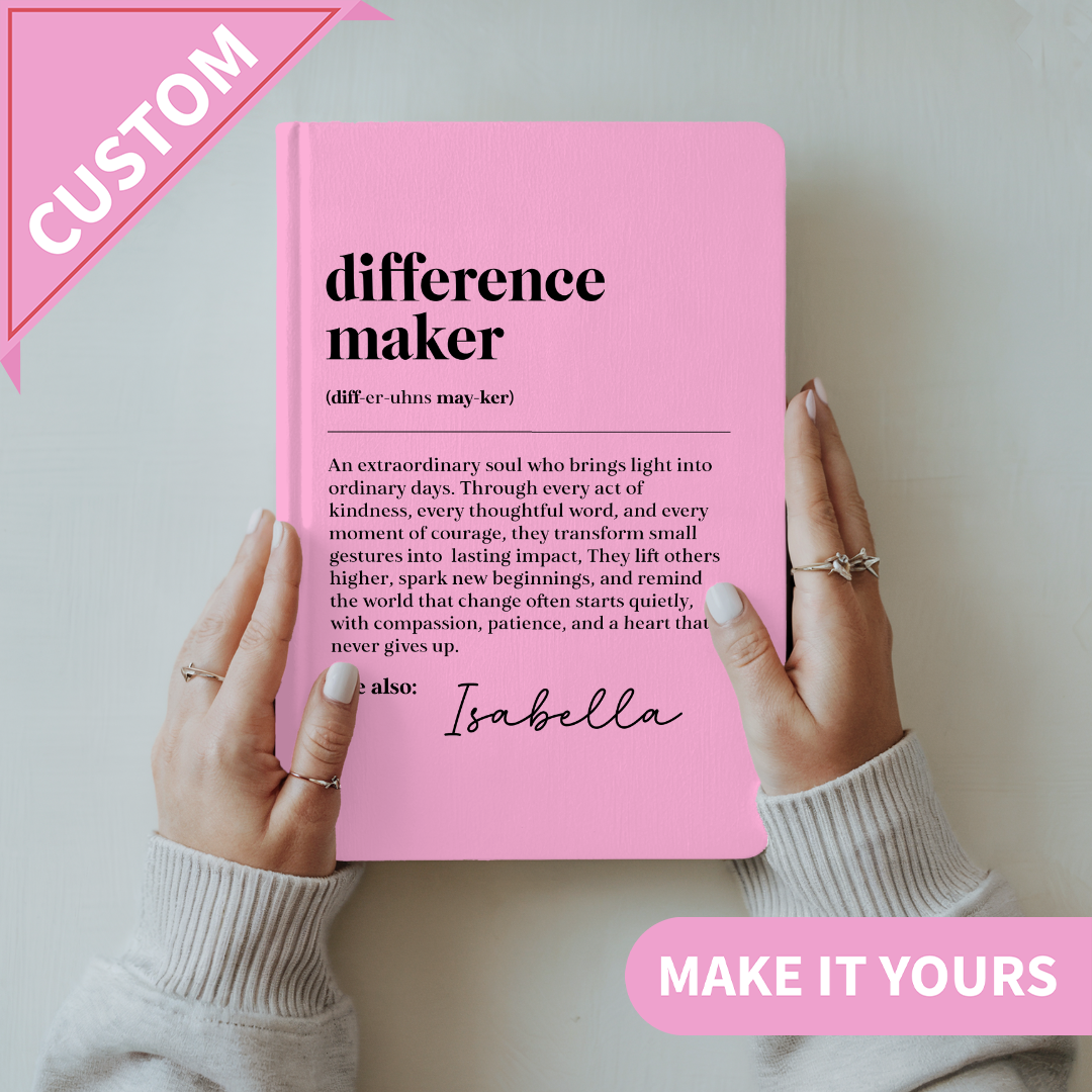 Personalized Difference Maker Journal
