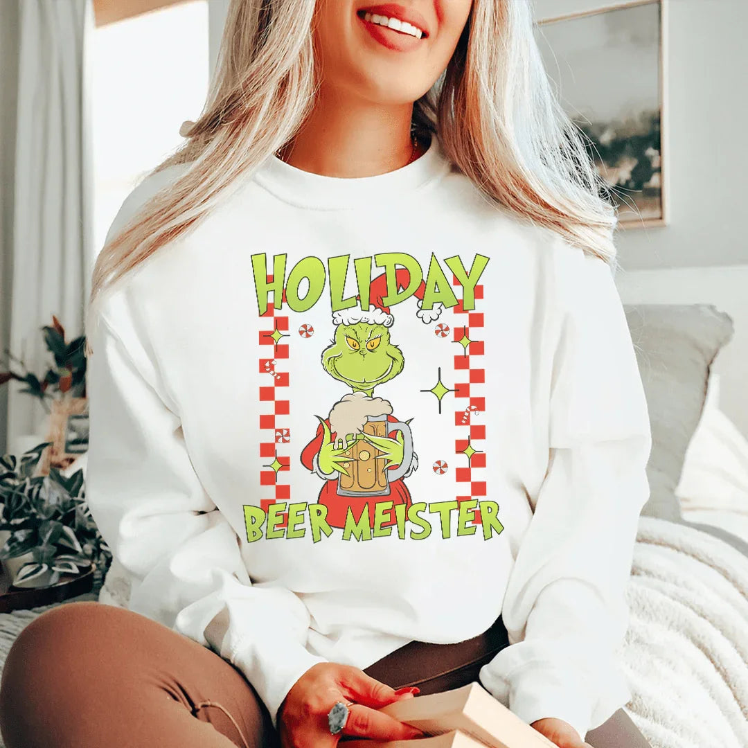 holiday beer Meister Sweatshirt S / White Printify Sweatshirt T-Shirt
