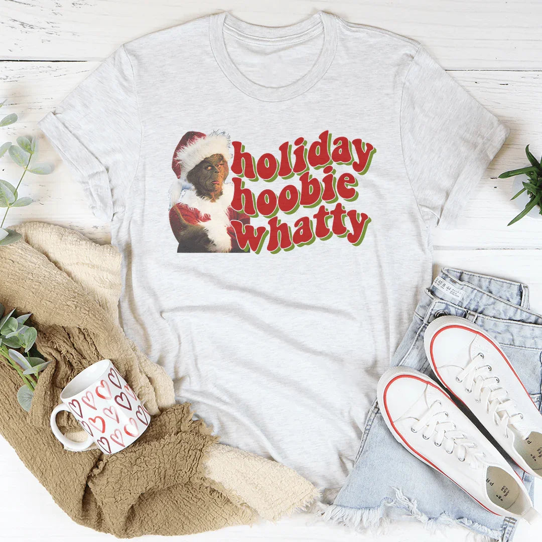 Holiday Hoobie Whatty Tee Ash / S Printify T-Shirt T-Shirt