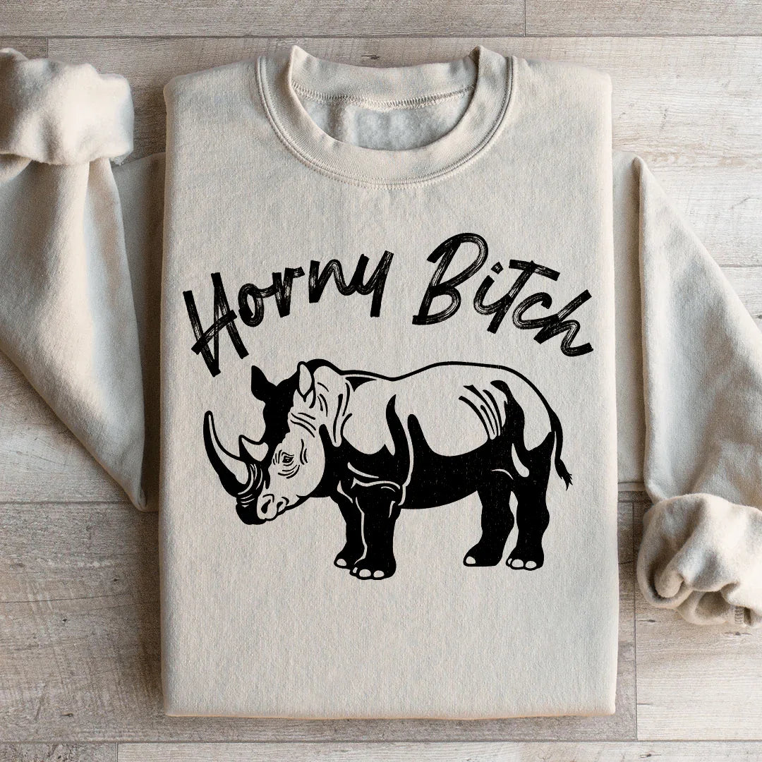 Horny B Sweatshirt Sand / S Peachy Sunday T-Shirt