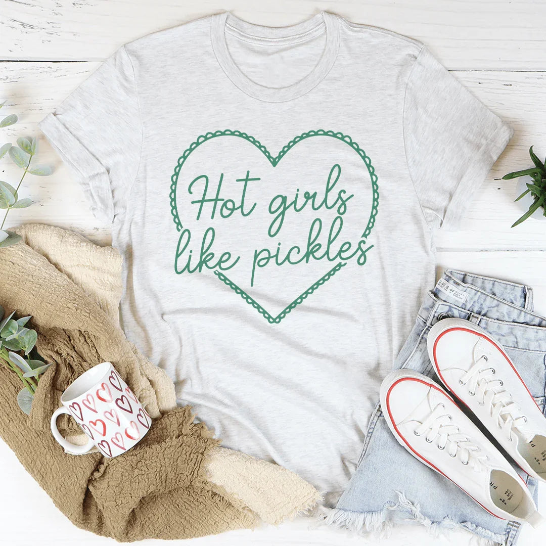 Hot Girls Like Pickles Tee Ash / S Peachy Sunday T-Shirt