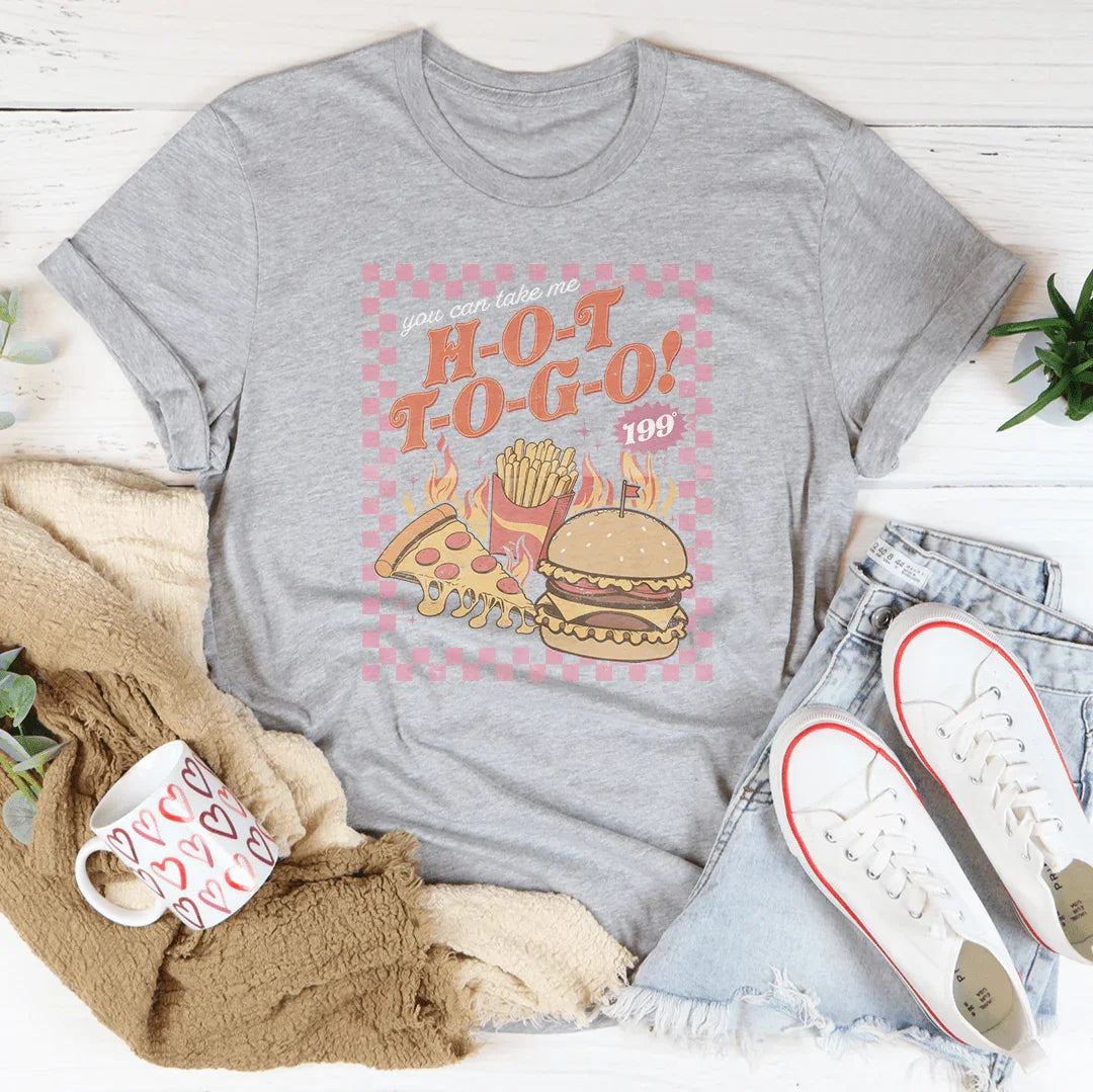 Hot To Go Tee Athletic Heather / S Peachy Sunday T-Shirt