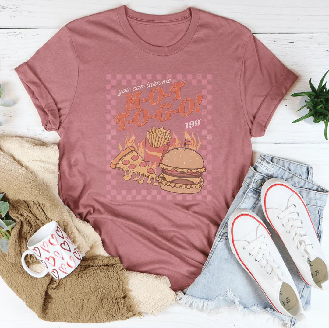 Hot To Go Tee Mauve / S Peachy Sunday T-Shirt