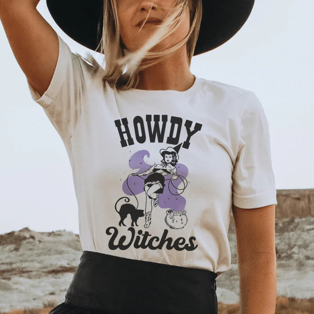 Howdy Witches Tee Peachy Sunday T-Shirt