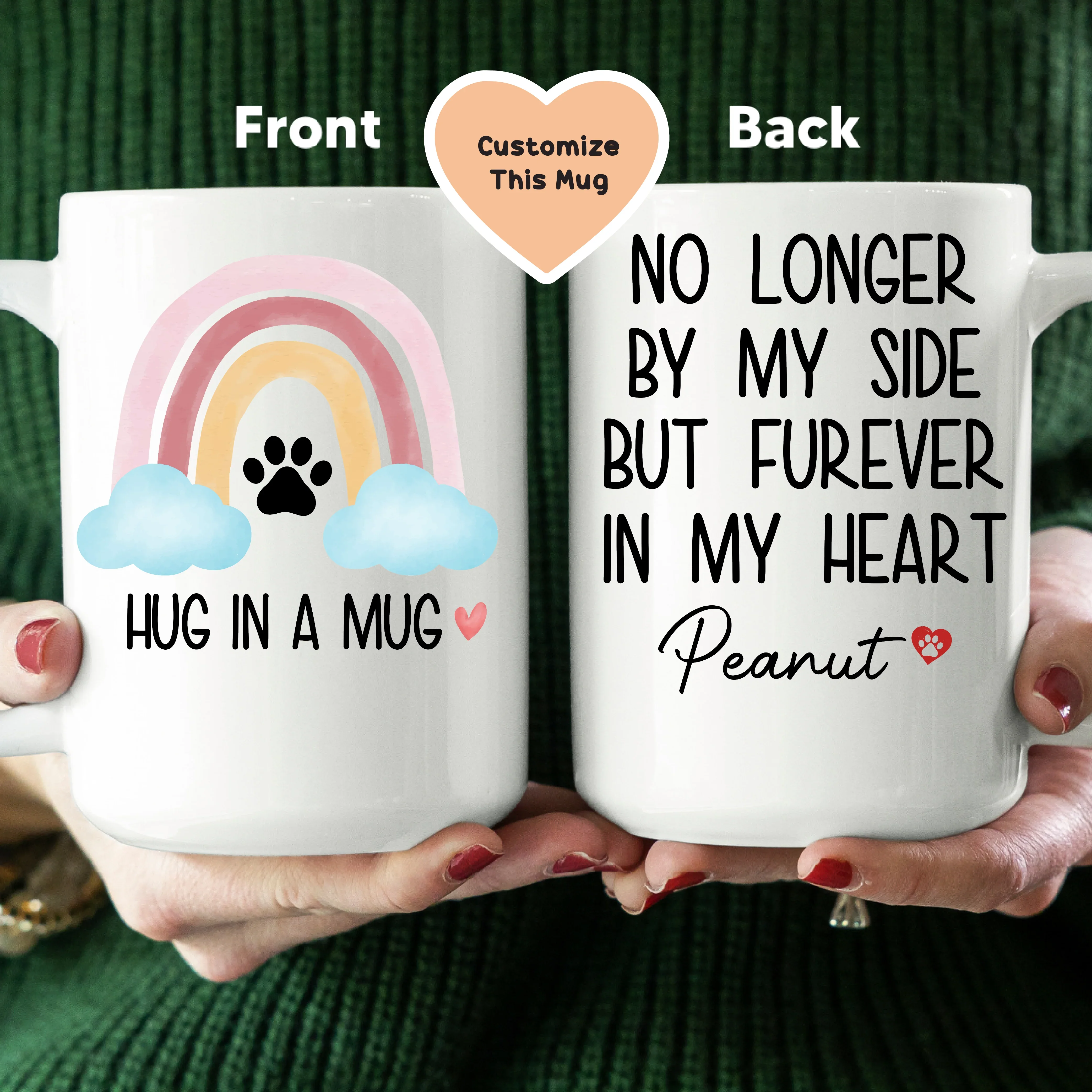 Hug In A Mug Custom Mug White / 15 oz printful T-Shirt