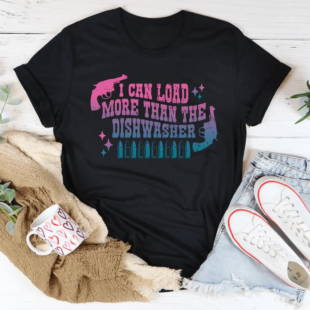 I Can Load Than The Dishwasher Tee Black Heather / S Peachy Sunday T-Shirt