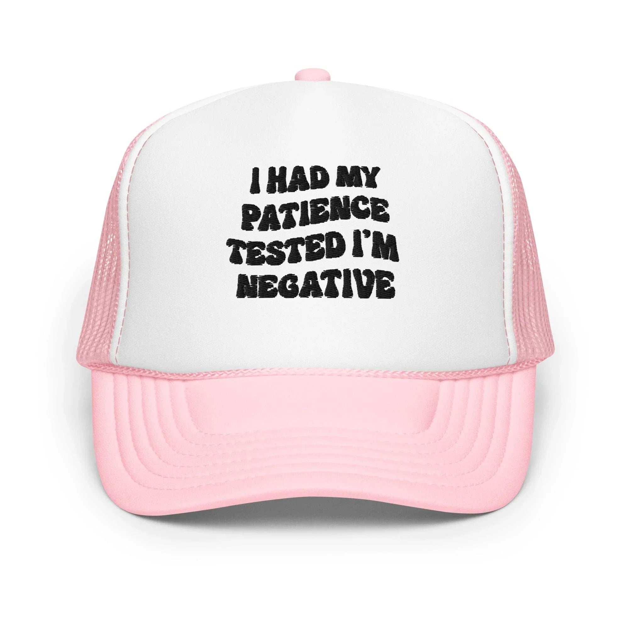 I Had Patience Trucker Hat Light Pink / White / Light Pink Peachy Sunday T-Shirt