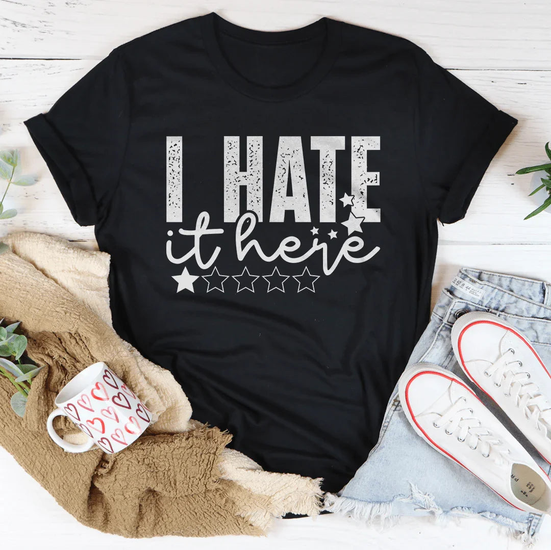 I Hate It Here Tee Black Heather / S Peachy Sunday T-Shirt