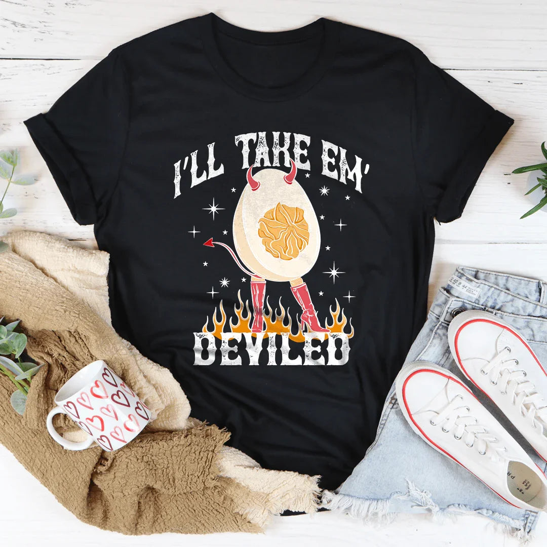 I'll Take Em Deviled Tee Black / S Peachy Sunday T-Shirt
