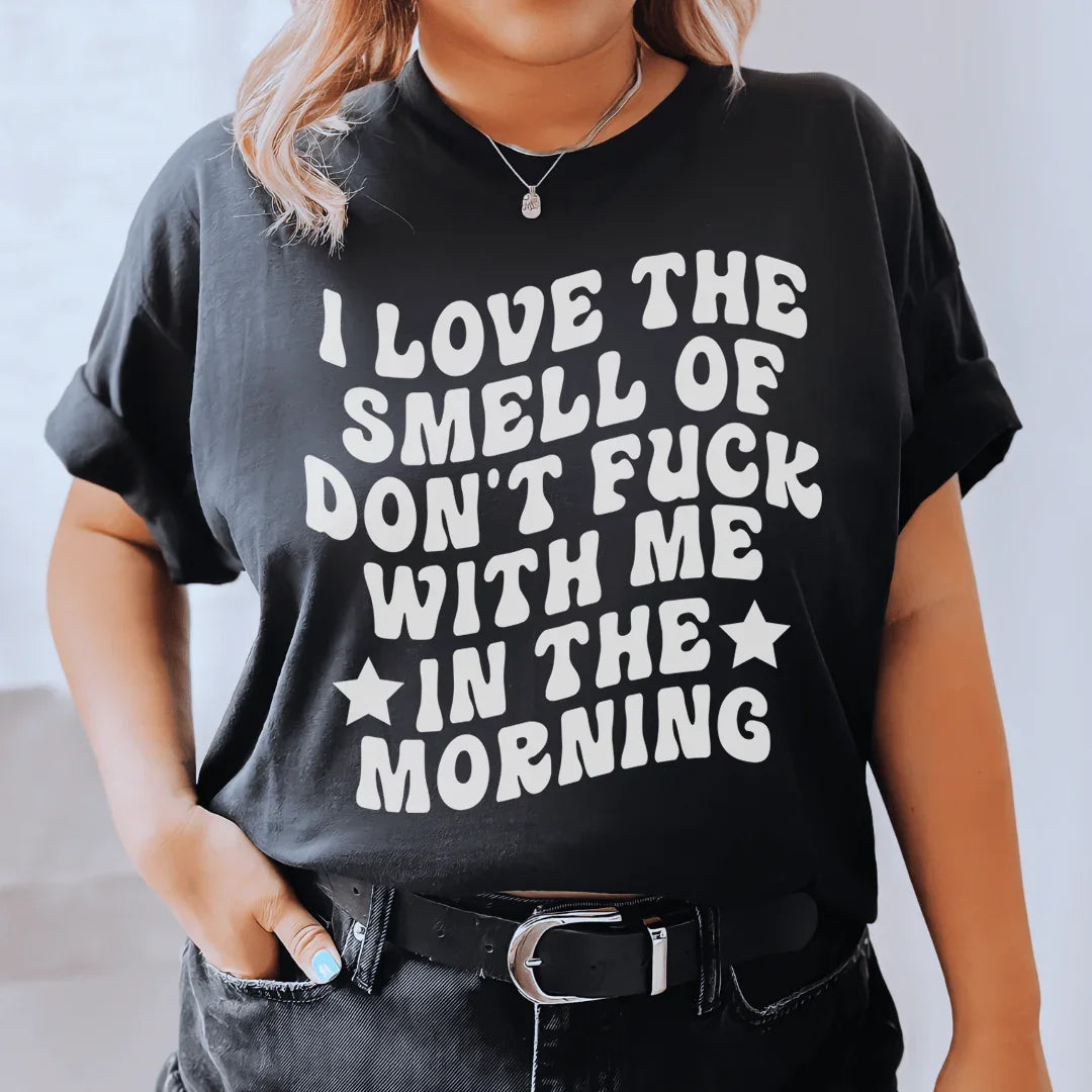 I Love The Smell Tee Black Heather / S Peachy Sunday T-Shirt