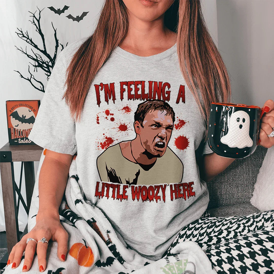 I'm Feeling A Little Woozy Here Tee Athletic Heather / S Peachy Sunday T-Shirt